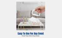 Magic Trick Hand Throw Streamers, 2026 New Year Web Silk, Colorful Paper Shreds for Bar, Company Gathering