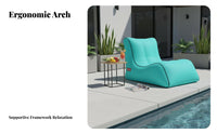 Inflatable Sofa, Portable Outdoor Air Bed, Single Waterproof Lazy Couch for Camping, Multiple hues