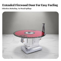 Gasification Heater, Smokeless Home Heating, Thickened frame, Rural Indoor Use