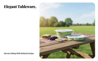 Foldable Silicone Food Container, Portable Lunch Box for Outdoor Use