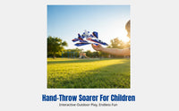 Su-27 Electric Soaring Airplane, Hand Throw, USB Charging, Rotating Model