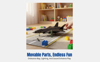 Alloy Stealth Fighter Model, J-31 Aircraft, Sound & Light, Kids Toy