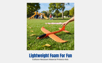 Kids Throwing Glider Plane, Outdoor Toy, Lightweight, Stunt, Looping