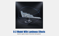 B-2 Stealth Aircraft Model, Assembly Display Toy