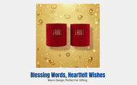 New Year Mini Blessing Container, Decorative Flower Pot, Festive Table Accent, Random Design