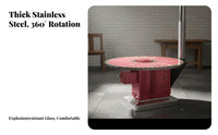 Gasification Heating Stove, Thickened Cast Iron, Stainless Steel Countertop, Wood Compatible, Indoor Fireplace