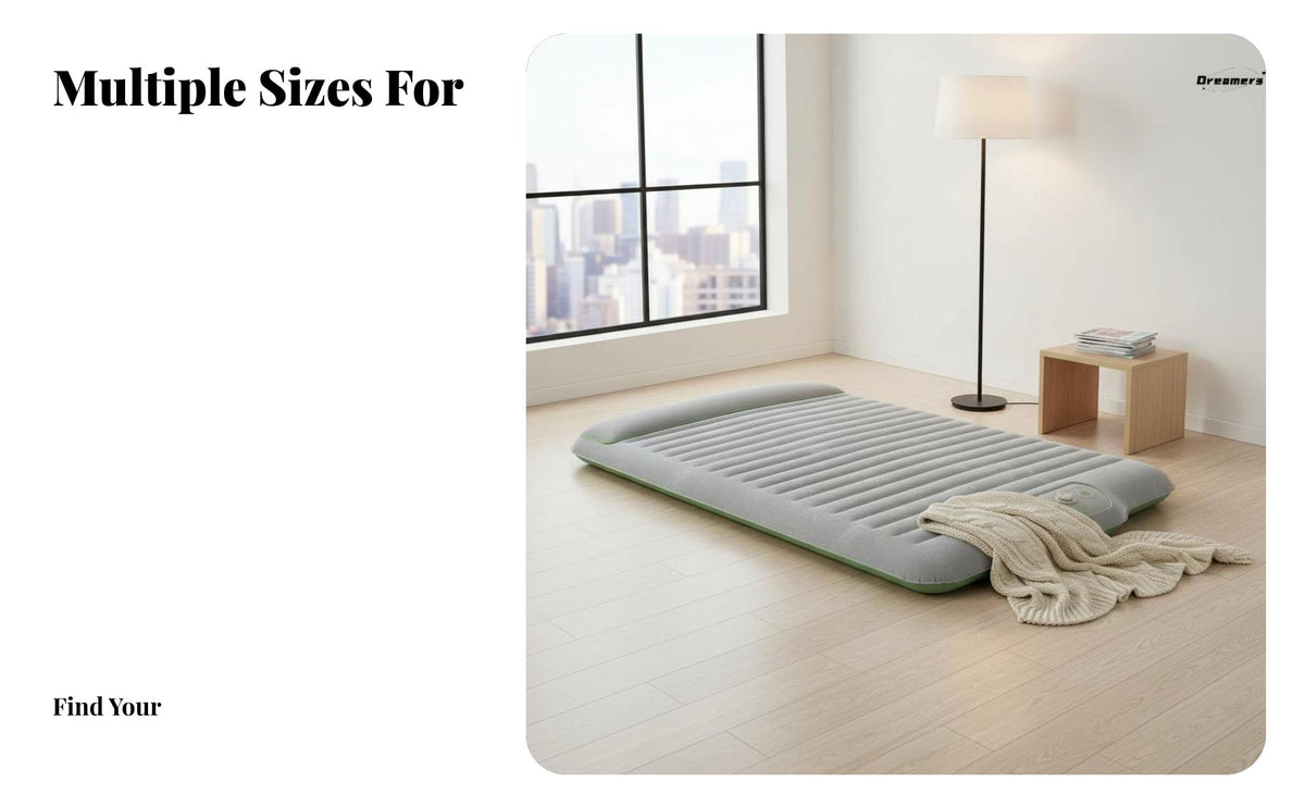 PVC Flocked Air Mattress, Outdoor Inflatable Camping Bed, Portable Foldable Tent Mat, Waterproof, Multiple Sizes