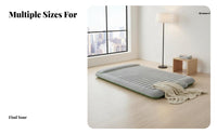 PVC Flocked Air Mattress, Outdoor Inflatable Camping Bed, Portable Foldable Tent Mat, Waterproof, Multiple Sizes