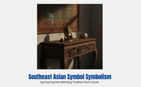 Brass Ganesha Figurine, Four-Armed Thai Vintage Decor, Collectible Craft