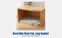 Rabbit Bed Mat, Cozy Sleeping Pad, Thick Plush, All-Season Use, Suitable for Dwarf Rabbits, Random Pattern