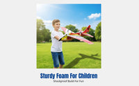 Hand-Thrown Electric Foam Aircraft, USB Charging, Rotating, Sturdy Frame
