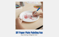 Snake Year DIY Paper Plate, New Year Coloring Craft, Holiday Hanging Decoration