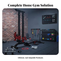 Multifunctional Rowing Machine, Foldable Home Gym Equipment, space-saving Full physique exercise Trainer