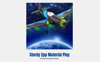 Fixed Wing Remote Control Airplane, Aero8 Glider, Impact-Resistant EVA Foam, Student Model for Kids
