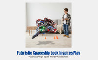 Remote Control Airplane for Kids, Foam Mini Quadcopter, Fighter Jet Model Toy, Easy