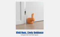 Mini hare Doorstopper, Cute Polyethylene Door Stop, Decorative hare, Colorful, Home Decor