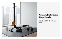 Foldable Rowing Machine, Adjustable Dumbbell Tension, Home Gym, Indoor Exercise