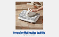 Rabbit Bed Mat, Warm Thickened Pad, Double-Sided, for Dwarf Rabbits, Small Animals, Autumn Winter Sleeping