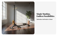 Dumbbell Rowing Machine, Multi-Functional Foldable Adjustable Weight Home Gym Equipment for Men