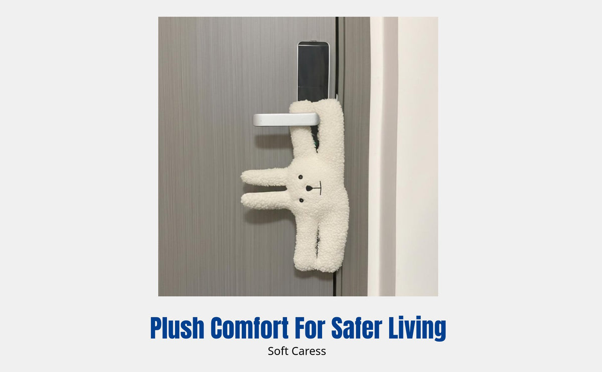 Creative Door Stopper, Anti-Pinch Plush, Gentle for Kids & Pets, Cute Creature Design