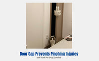 Pet Door Holder, Cat Gap Door Hanger, Pet Access, Bedroom Door Accessory, Anti-Pinch, Cute Plush Animal
