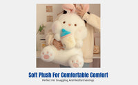 Milk Bottle Bun Plush Toy, 2025 Popular Bunny Stuffed Animal, Soft Hugging Pillow for Girls, Birthday Gift
