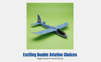 Large Hand-Throw Foam Glider, Kids Outdoor Airplane Toy