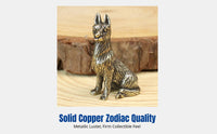 Brass Zodiac Animal Figurines Set, Copper Sculpture, Chinese Zodiac Modern Minimalist Decor