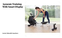 Indoor Rowing Machine, Foldable Home Fitness Equipment, Quiet Design, Full Body Workout
