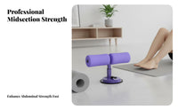 Sit-Up Assistant Device, Suction Base Home Fitness Equipment, Multi-Functional Ab Trainer for Men & Women, Indoor Exercise