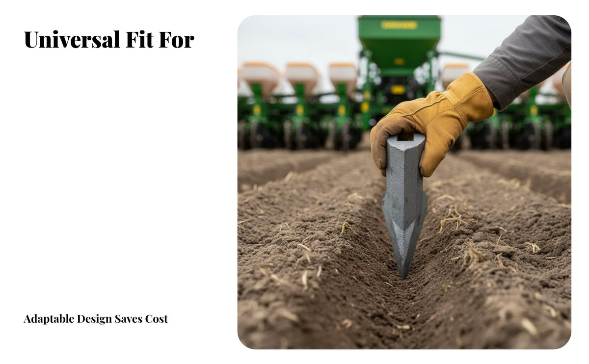 Universal Seeder Tip, Manganese Steel, Durable Corn Planter Accessory
