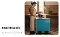 22cm hexagonal Heating Stove, Water Heating heater, Home Radiator Connection, space-saving Design