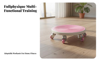 Abdominal Wheel, 6-Wheel quiet Fitness sliding disc, Home Exercise Equipment, Multi-Functional Ab Trainer