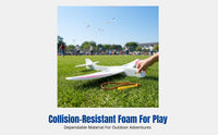 Hand Throw Foam Glider, Rubber Band Launch Airplane, Science Model, School Contest, DIY