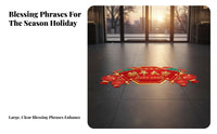 New Year Floor Sticker, Year of the Horse, Festive Scene Decor, PVC