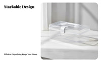 Transparent Storage Box, Portable Medicine Organizer, Minimalist Dustproof Container for Dorms, Multi-Purpose