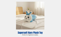 Cute Bunny Plush Toy, Long Body Pillow, Soft Stuffed Animal Doll for Kids, Girls, Side Sleeper Leg Pillow, Random Design