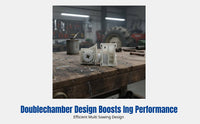 Seed Drill Accessories, Dual Chamber Seed Box for Soybean Corn, Round Square Hex