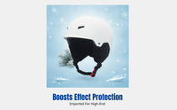 Professional Ski Helmet Set, Double Anti-Fog Goggles, Warm, impact-resistant winter gear for men and women