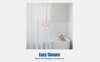 Curtain Tieback, Bowknot Rabbit Design, Acrylic, Light Blocking, Dormitory Bed Curtain, Removable Fastener