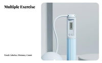 Adjustable Steel Wire Jump Rope, Cordless, Smart Counter, Sports Equipment