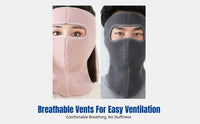 Full Face Windproof Balaclava, Winter Thermal Face Cover, Breathable Ear Protection, Cycling Motorcycle Headwear for Men