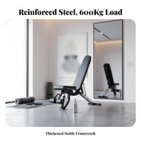 Commercial Adjustable Dumbbell Bench, Multi-Function Incline Flat Fly Bench, Professional Gym Weight Bench