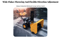, Hand-Push Small winter Removal Machine, Outdoor path Property winter Sweeper