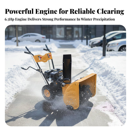 , Hand-Push Small winter Removal Machine, Outdoor path Property winter Sweeper