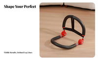 Quiet Sit-Up Abdominal Home Fitness Equipment, Multi-Function Aerobic Ab Machine for Family