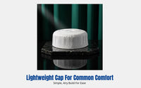 Muslim Prayer Cap, Unisex Flat Top, Lightweight, Embroidered, Navy Blue, Everyday, Youth & Adult