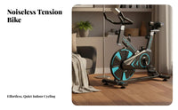 Rotating Exercise Bike, Quiet Home Fitness Bike, Indoor Equipment, Multi-Triangle Support, Cross-Border Supply