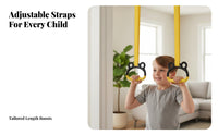 Children's Gym Rings, Indoor Chin-Up Bar, Stretching Equipment