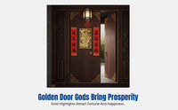 Metal Door Sticker, Door God Yuchi Gong, Auspicious Home Decor